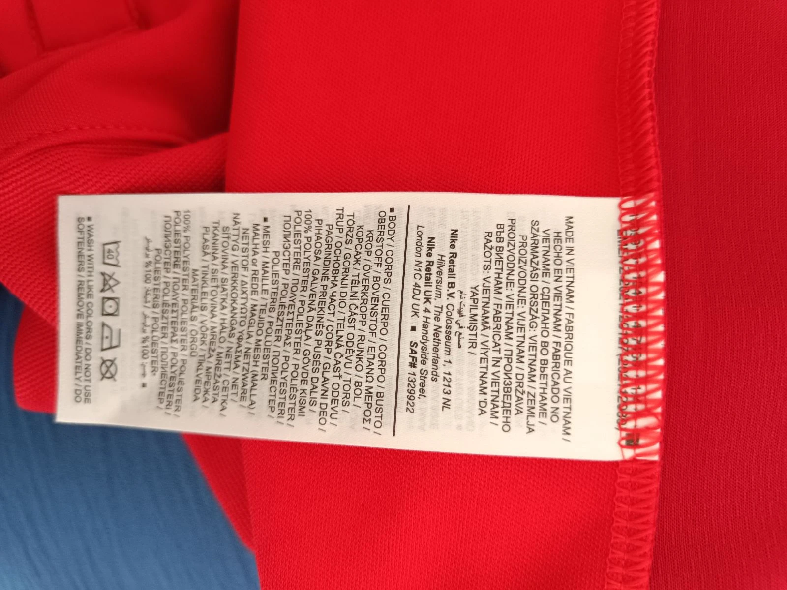 Nike Dri-FIT Red Men's Jacket Size L new with tag – photo 6
